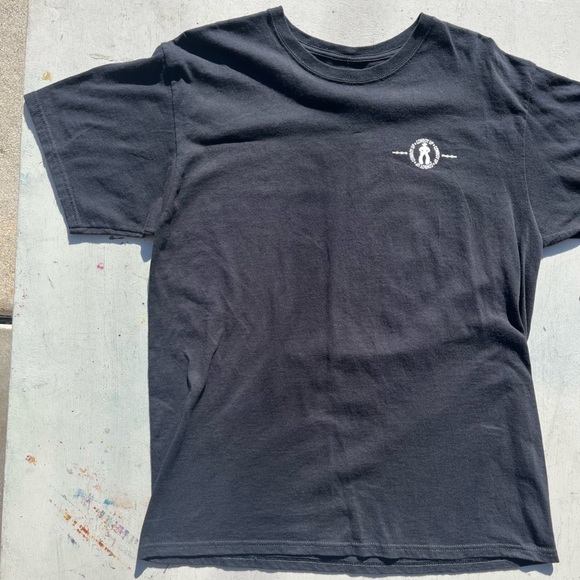 Men’s Cowboy Up T-Shirt Black Beer Women L Crew Range Country Ranch Cattle - Picture 6 of 12